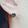 Bluekey Aheart MysticTopaz Gem Earings 250302-22 (31539827A)