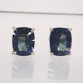 Bluekey AA级 Mistiktopaz Raw Gem Earrings 250302-20 (31539829A)