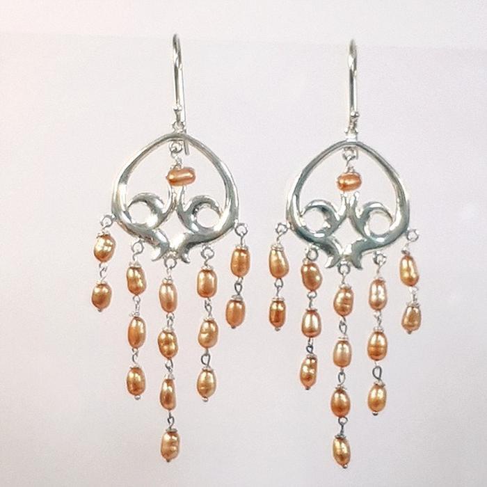 Bluekey Silver925 Pearl Raw Earring 250302-15 (31539856A)