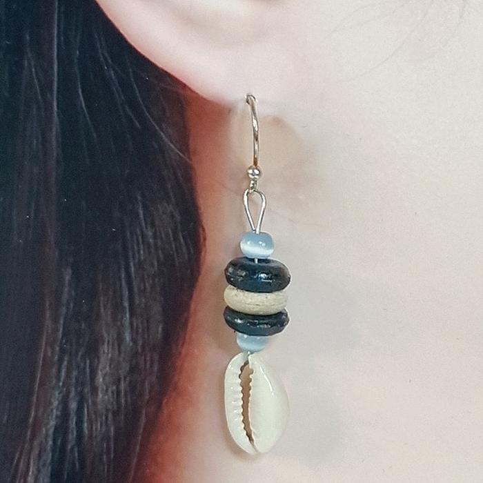 Bluekey Silver925 Shell Earring 250302-17 (31539967A)