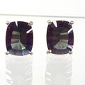 Bluekey AA-grade Mystic Topaz Raw Earring 250309-09 (32591262A)