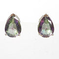 Bluekey A water bubble mystic topaz rough earring 250309-07 (32591275A)