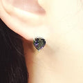 Bluekey Aheart MysticTopaz Raw Earring 250309-04 (32591277A)