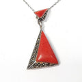 Bluekey A-grade silver mount ho raw gem necklace 250401-07 (32921071A)