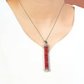 Bluekey A-grade rod-shaped mountains pearl necklace 250401-08 (32921082A)