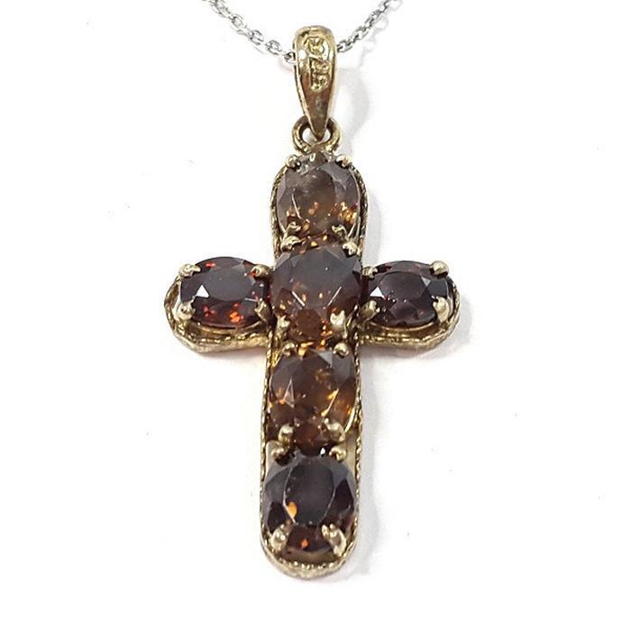 Bluekey AA-grade Cross Pendant Necklace 250403-19 (33095396A)