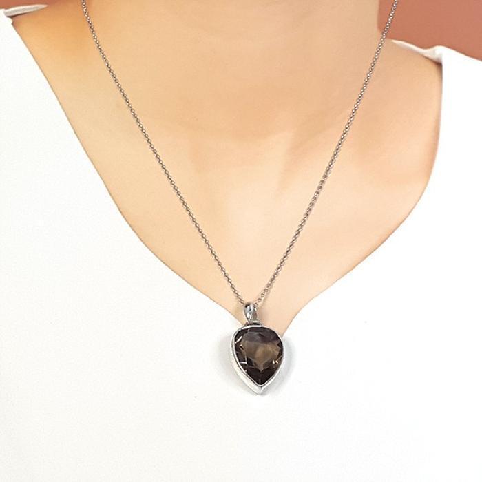 Bluekey A-grade Backward Fluid Pearl Necklace Jewel Stone 250403-16 (33095400A)