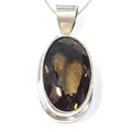 Bluekey A-grade Big Antique Learning Stone Necklace 250403-06 (33095408A)