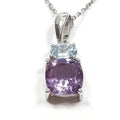 Bluekey AA-grade cz pendant necklace 250406-16 (33110860A)