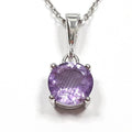Bluekey A-grade Simple Violin Pendant Raw Gemstone Necklace 250406-13 (33110861A)