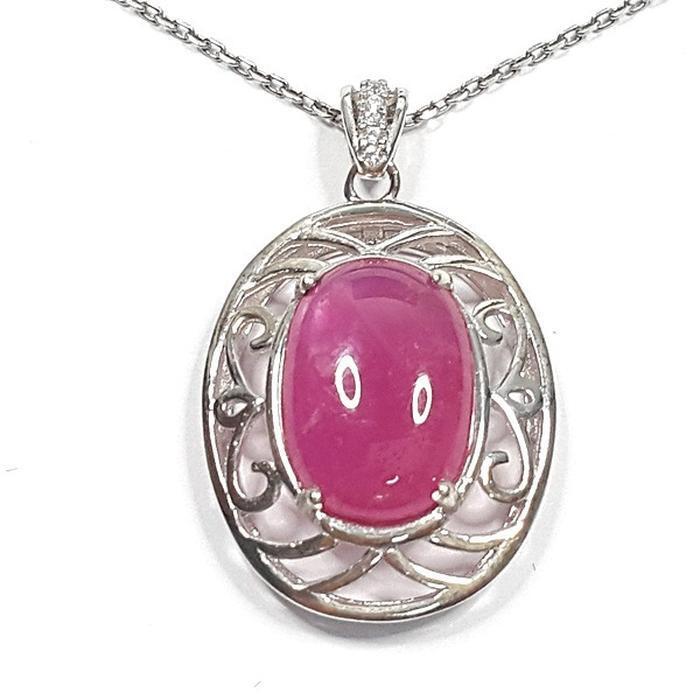 Bluekey AA-grade stamping crystal pendant 250406-04 (33110880A)