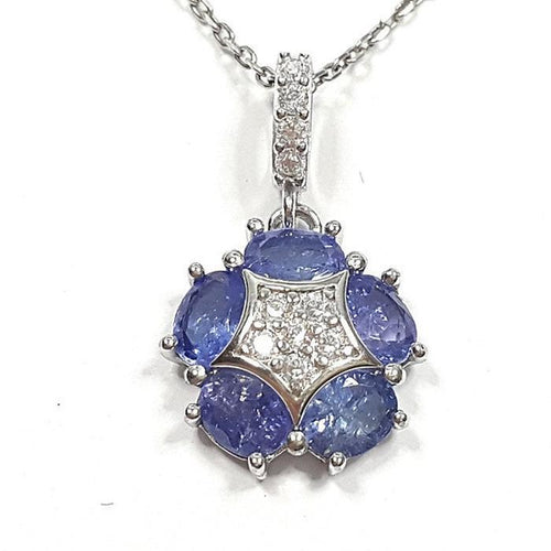 AAA-grade Blue Sapphire Gem Pendant 250405-19 (33110881A)