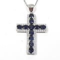 Bluekey AAA-grade Star Sapphire Gem Necklace 250405-05 (33110891A)