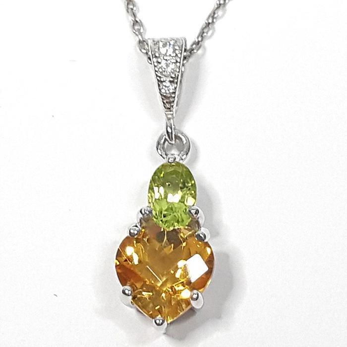 Bluekey AA-grade Huangshizheng Feroit gem pendant 250405-01 (33110896A)
