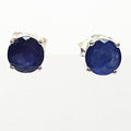 Bluekey AA-grade Blue Sapphire Gem Earrings 250407-18 (33381583A)