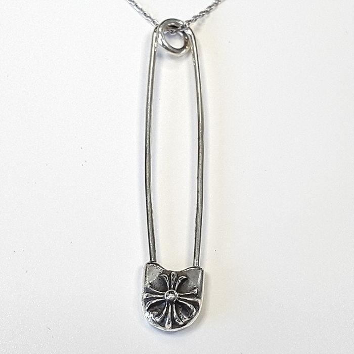 Bluekey Silver925ClothPinBroochNecklace250501-26 (33525566A)