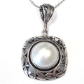 Bluekey A-grade antique abalone pearl necklace 250501-03 (33525588A)