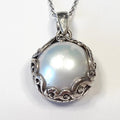 Bluekey A-grade antique cultured pearl pendant 250501-04 (33525590A)