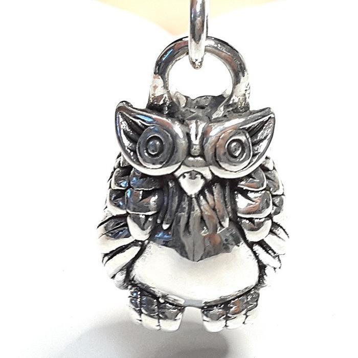 Bluekey Silver 925 Owl Necklace (250502-17) (33538191A)