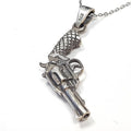 Bluekey Silver 925 Silver Revolver Necklace 250502-13 (33538194A)