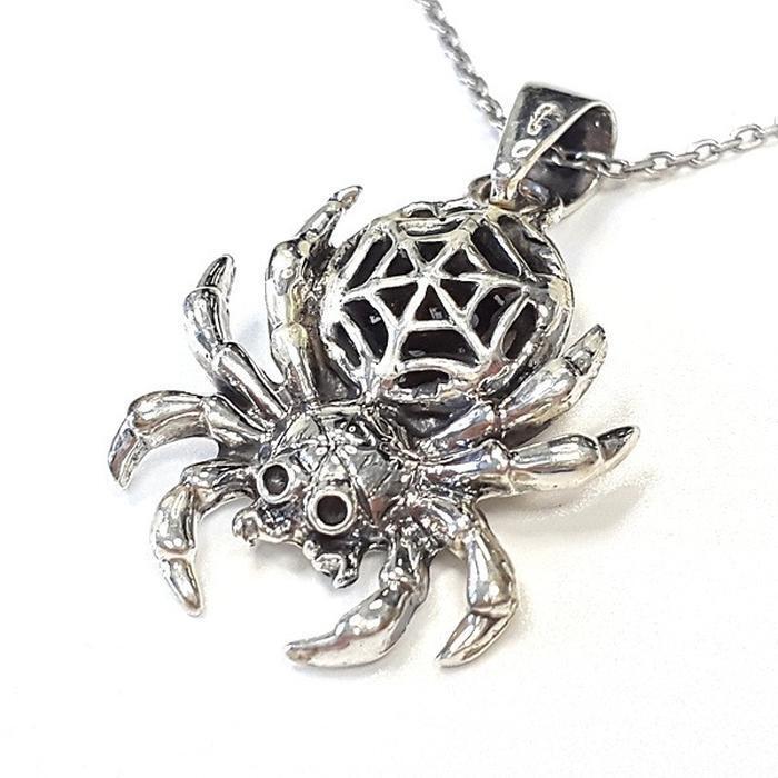 Bluekey Silver925 silver spider necklace 250502-12 (33538195A)