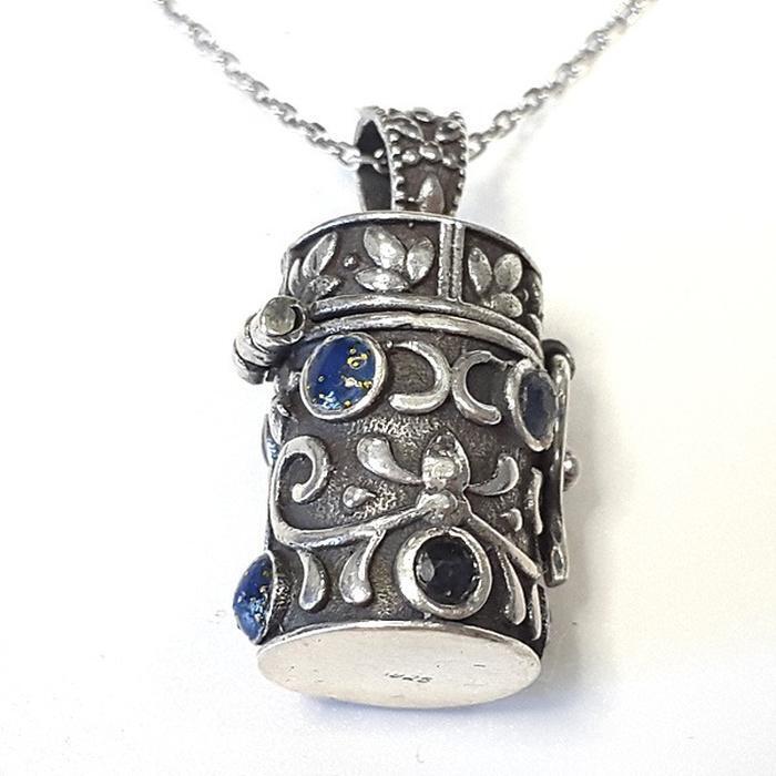 Bluekey Silver 925 Round Box Necklace 250502-07 (33538197A)