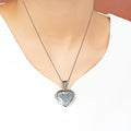 Bluekey Silver925 silver lid heart necklace 250502-09 (33538198A)