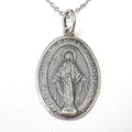 Bluekey Silver 925 Maria silver coin necklace 250502-05 (33538205A)