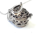 Bluekey Silver925 silver circular box necklace 250502-08 (33538207A)
