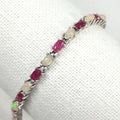 Bluekey A-grade mix ruby secret opal bracelet 250508-21 (35659963A)