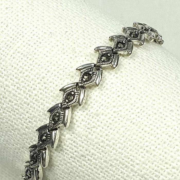 Bluekey A-Rank Silver925 Macassar Gem Bracelet 250508-01 (35659984A)