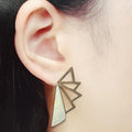 Bluekey AA-grade antique triangular ear pendant 250803-22 (39394131A)