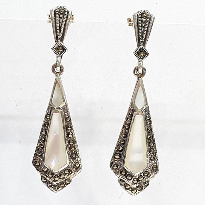 Bluekey A-grade antique long tassel earrings 250803-13 (39394138A)
