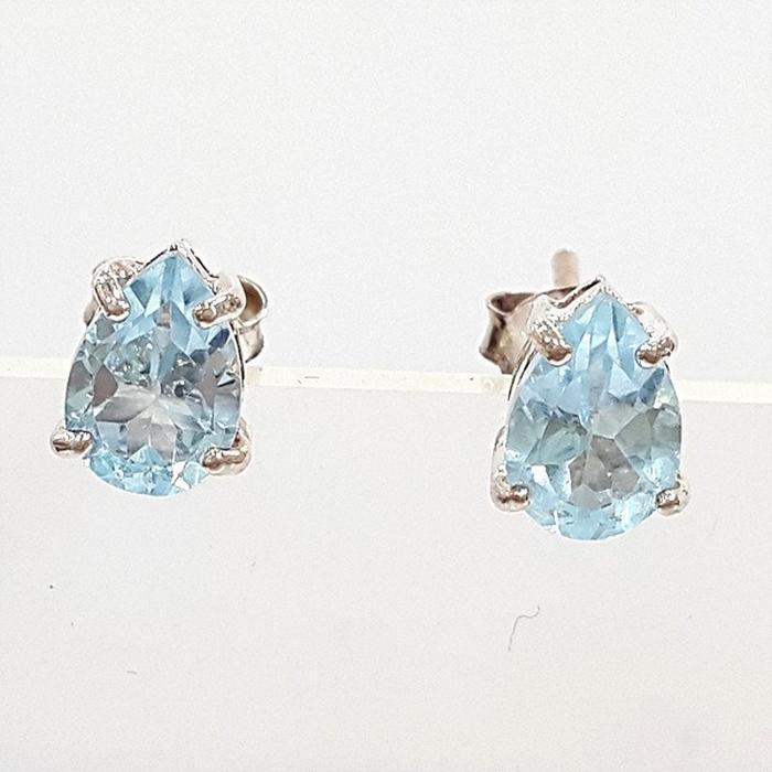 Bluekey AA-grade Mini Sapphire Pearl Earring 250803-04 (39394145A)