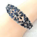 Bluekey AA Grade 17cm Sapphire Raw Bracelet 250901-25 (40953576A)