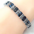 Bluekey A-grade 18cm Sapphire Raw Bracelet 250901-24 (40953577A)