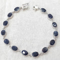 Bluekey A-grade 19cm Sapphire raw bracelet 250901-22 (40953578A)