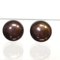 Bluekey Silver925 Freshwater Black Pearl Raw Earring 250905-16 (41219027A)