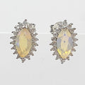 Bluekey A-rank Simple Milk Opal Rough Earring 250906-10 (41493539A)