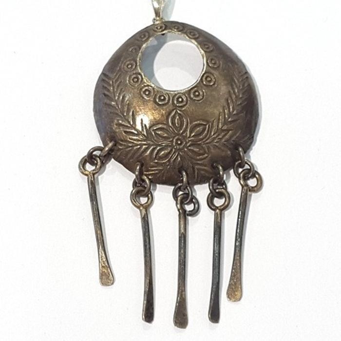 Bluekey Antique silver sterling silver necklace 210701-19n (43947938A)