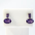 Bluekey A-class Simple Sapphire Earring 220919-05n (44098601A)