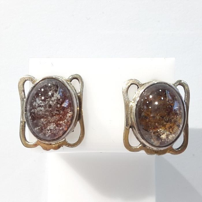 Bluekey AA-grade antique garden cut diamond earrings 211024-18n (44255141A)