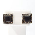 Bluekey Silver925 BlackOnyx Raw Pearl Earring 211023-15n (46611708)