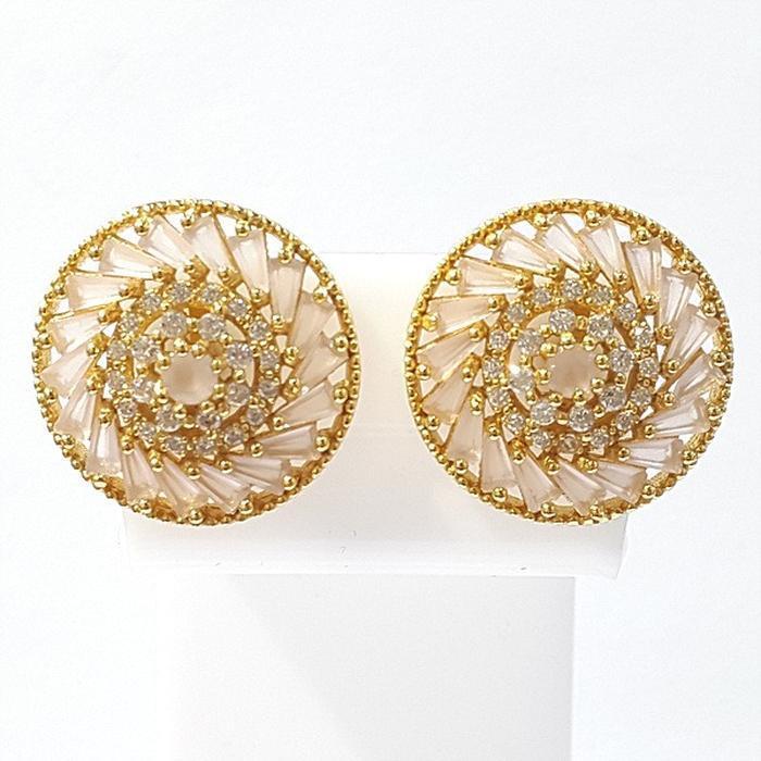Bluekey ASilver925 Rose Gemstone Synthetic Earring 211133-04n (46611709)