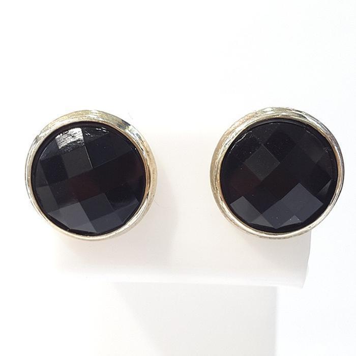 Bluekey Silver925 BlackOnyx Crystal Earring 211023-12n (46611710)