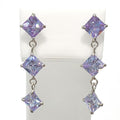 Bluekey Silver925 CZ Synthetic Earrings 210811-20n (46611712)