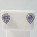 Bluekey A-grade Antique Tanzanite Raw Earring 211137-09n (46762542)