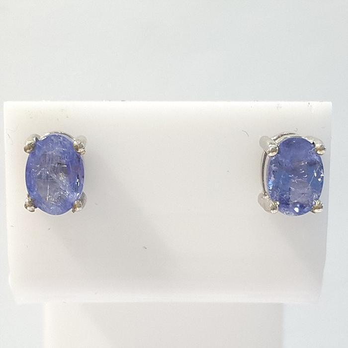 Bluekey A-grade Antique Tanzanite Rough Earring 211137-07n (46762544)