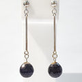 Bluekey AA Grade Long Qing Shasjin Synthesis Earings 211133-07n (46762548)
