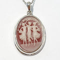 Bluekey Silver925 Cameo Necklace 210515-19n (48356182)
